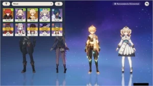 [Pc/Mobile - America] AR 33 Diluc, Fishcl, Barbara, Beidou - Genshin Impact