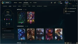 Conta Platina 3 - League of Legends LOL