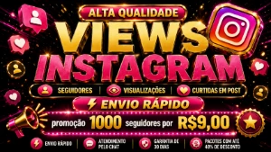 Instagram Seguidores & Views & Curtidas  - Redes Sociais