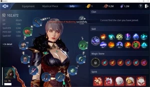 2 CONTAS LVL 76 MAGO NA-86 E LVL 75 TAOISTA SA-42 - MIR4