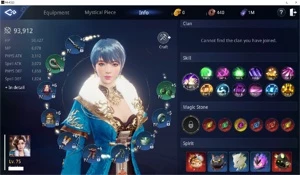 2 CONTAS LVL 76 MAGO NA-86 E LVL 75 TAOISTA SA-42 - MIR4