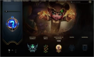Conta League Of Legends Platina 4 LOL