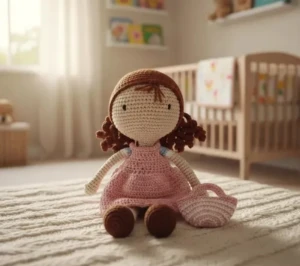 Boneca Amigurumi Luna
