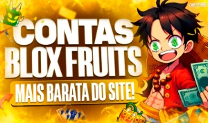 Conta Blox Fruits LVL 2800 COM Godhuman+🍎Frutas + 🤺Espadas - Roblox