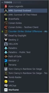 Conta Steam (vários jogos)