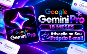 Gemini Pro 18 Meses -Privado no seu email Garantia 30 dias - Inteligência Artificial
