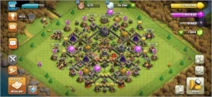 CV 9 Barato Quase full 95% 1844 de gemas - Clash of Clans