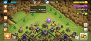 CV 9 Barato Quase full 95% 1844 de gemas - Clash of Clans