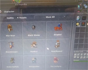 TIBIA ROYAL PALADIN 349 + ED140+ ED100+ MS 107 QUELIBRA