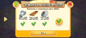 Kit celeiro e silo hayday (menor preço)
