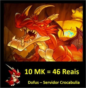 Venda de Kamas - Dofus - Crocabulia - 10 MK = 46 Reais