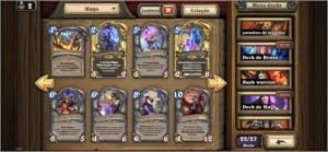 Conta com muitas lendárias e versos de card - Blizzard