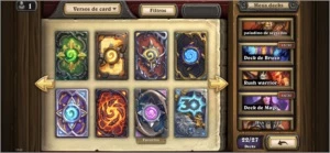 Conta com muitas lendárias e versos de card - Blizzard