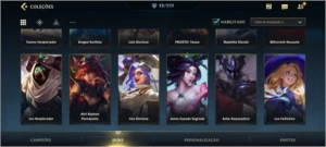 Conta Wild Rift - Skin dos primeiros 3 Wild Pass - League of Legends: Wild Rift LOL WR