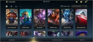 Conta Wild Rift - Skin dos primeiros 3 Wild Pass - League of Legends: Wild Rift LOL WR