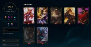 Conta de LOL + Valorant - desde 2012 - todos campeões - League of Legends