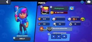 Conta com shelly de 2017 - Brawl Stars