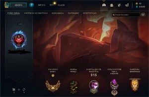 Conta Gold 1 - League of Legends LOL