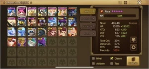 Conta Artamiel, Rica E Diana SW - Summoners War