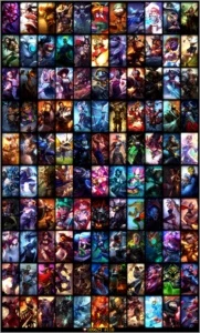 Conta com 134 (TODOS) Campeões, 110 Skins e 102 Ícones!!! - League of Legends LOL