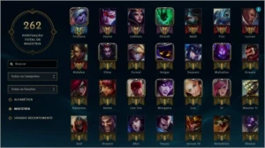 Conta com 134 (TODOS) Campeões, 110 Skins e 102 Ícones!!! - League of Legends LOL