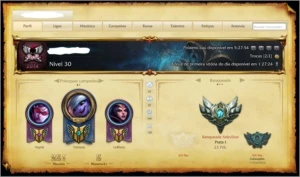 Conta com 134 (TODOS) Campeões, 110 Skins e 102 Ícones!!! - League of Legends LOL