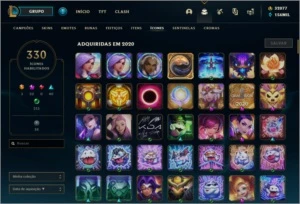 CONTA LOL TODAS SKINS - League of Legends