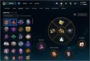 CONTA LOL TODAS SKINS - League of Legends