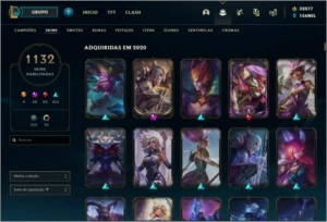 CONTA LOL TODAS SKINS - League of Legends