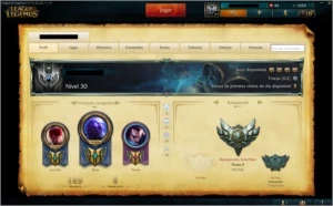 Conta Smurf League Of Legends Nivel 30 Com Borda Prata LOL