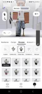 Nao jogo mais e mt boa muitos itens e ainda tem 11 robux e e - Roblox
