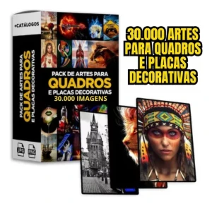 30.000 Artes Para Quadros Decorativos E Placas