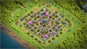 CV 12 quase full, com 6 construtores - Clash of Clans