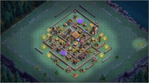 CV 12 quase full, com 6 construtores - Clash of Clans