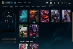 conta platina 4 - League of Legends LOL