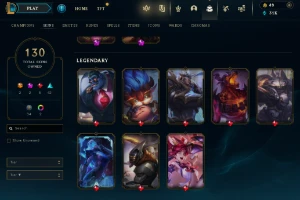 Conta Lol Full Acesso-  Lvl 312 - 130 Skins - Todos Campeões - League of Legends