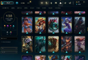 Conta Lol Full Acesso-  Lvl 312 - 130 Skins - Todos Campeões - League of Legends