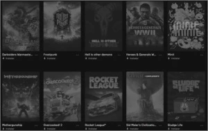 CONTA EPIC GAMES COM MIL REAIS EM JOGOS