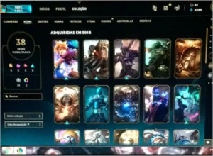 2 contas de league of legends LOL