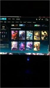 2 contas de league of legends LOL