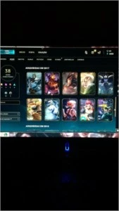 2 contas de league of legends LOL