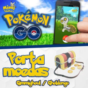 Porta Moedas - Pokémon GO - Gimmighoul / Gholdengo