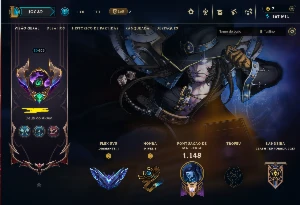 Conta de Lol com PAX TF e 1792 Skins! EX-Mestre - League of Legends