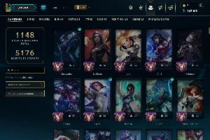 Conta de Lol com PAX TF e 1792 Skins! EX-Mestre - League of Legends