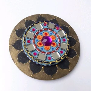 Mandala Indiana do Amor #3 - Artesanato e Personalizados