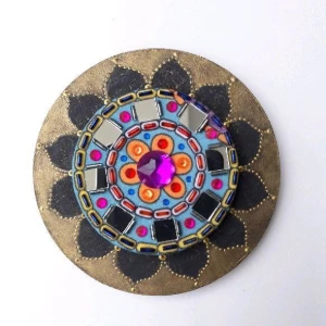 Mandala Indiana do Amor #3 - Artesanato e Personalizados