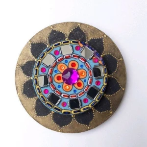 Mandala Indiana do Amor #3 - Artesanato e Personalizados