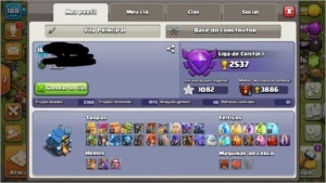 Conta do clash of clans CV12 QUASE FULL