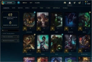 Conta de lol plat 4 s 10 - League of Legends