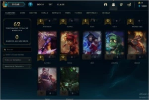 Conta de lol plat 4 s 10 - League of Legends